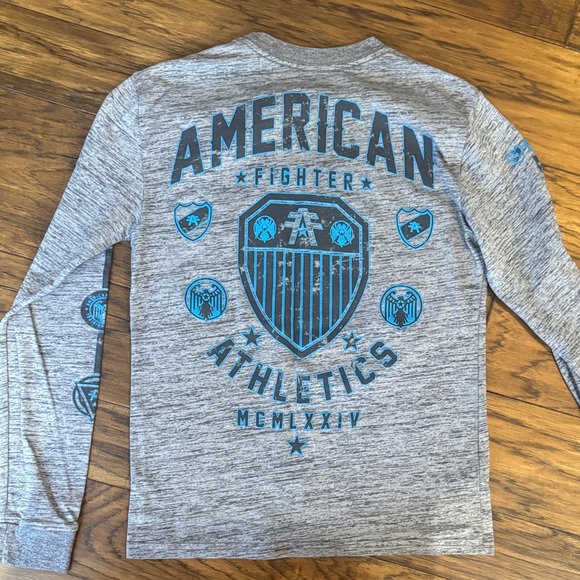 American Fighter Heather Gray Tee - Picture 3 of 3